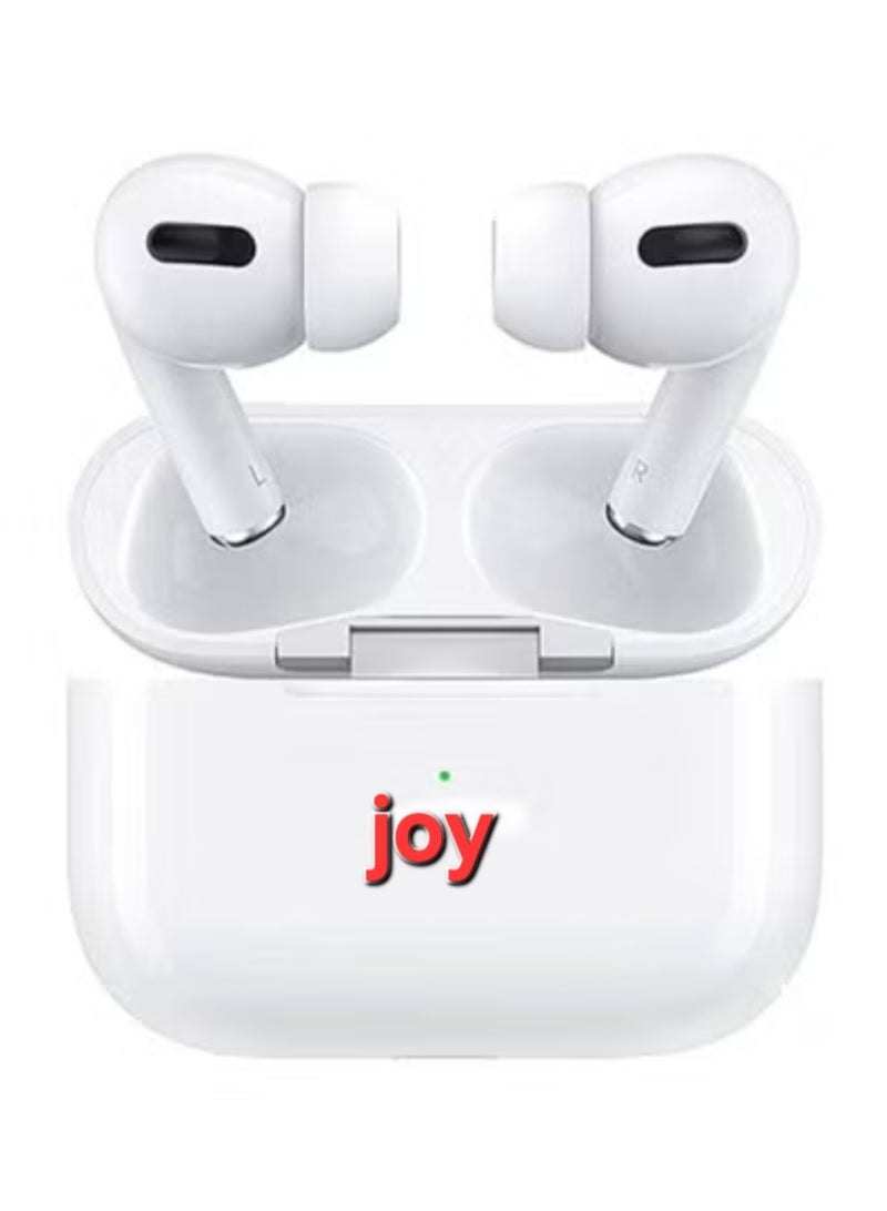 JOY TWS Wireless Earbuds With Replacement Ear tips And Protective Case Standard Version White - Image 1